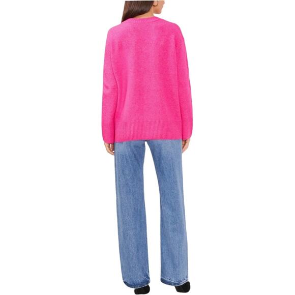 NWT Vince Camuto Pink V-Neck Sweater - Picture 3 of 7